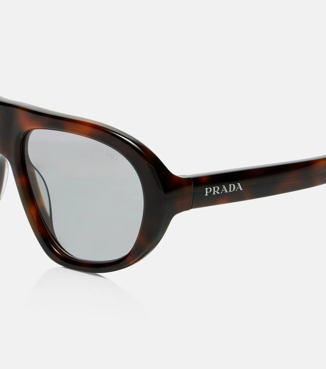 Prada - Logo aviator sunglasses