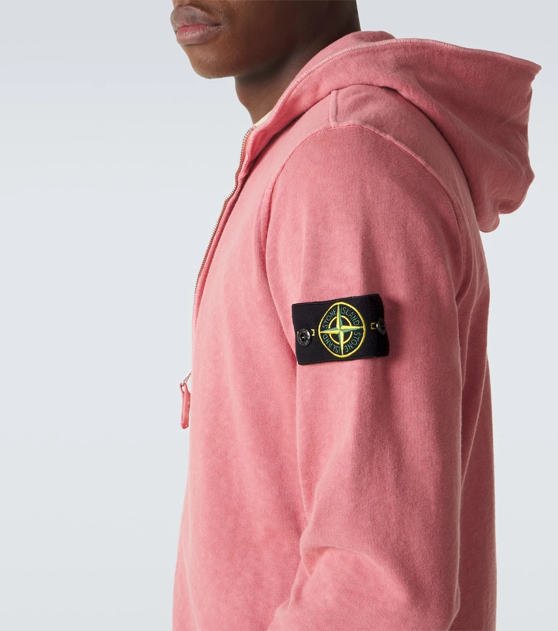 Stone Island - Compass cotton zip-up hoodie