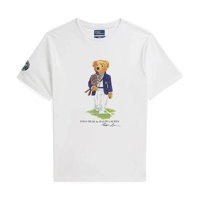 Polo Ralph Lauren çocuklar için pamuklu Wimbledon tişört