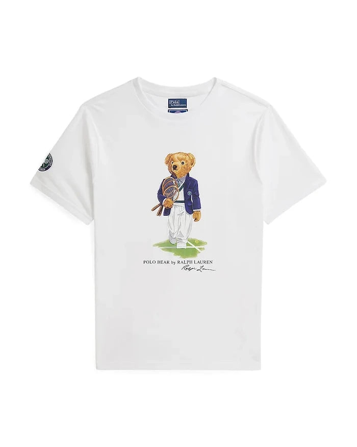 Polo Ralph Lauren çocuklar için pamuklu Wimbledon tişört