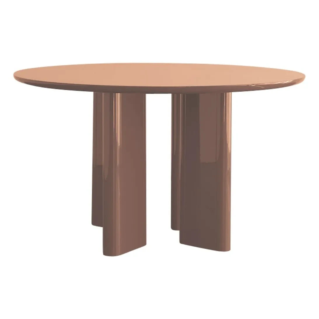 Gabrielle Paris - Joe lacquered round dining table | Cranberry