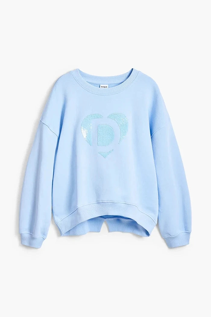 Desigual Çocuk Pamuklu Sweatshirt