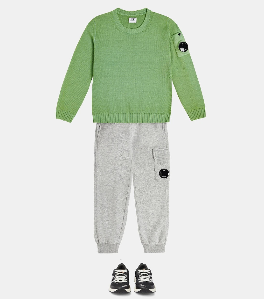 C.P. Company Kids - Basic cotton fleece sweatpants