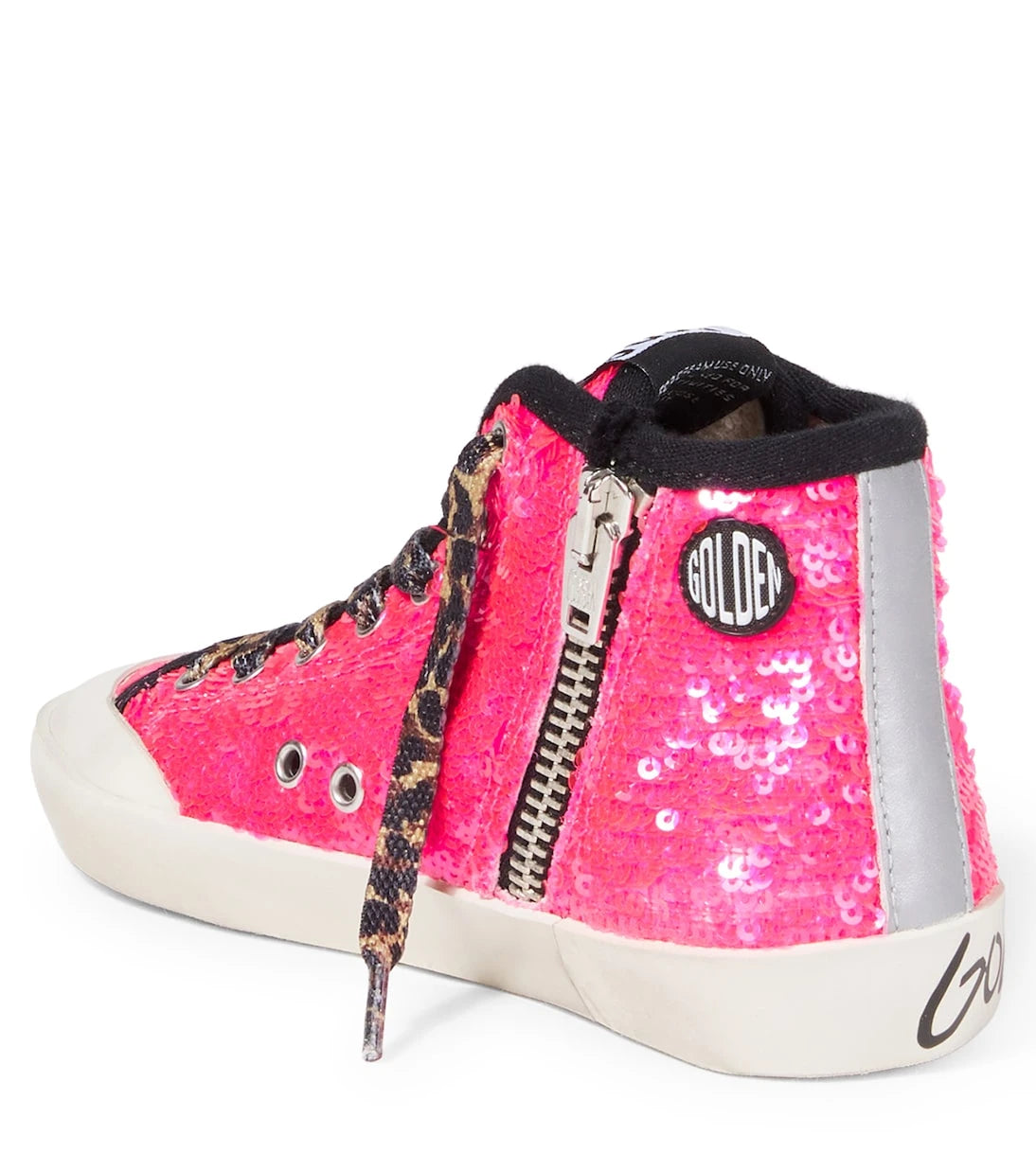 Golden Goose Kids - Sequined leather sneakers