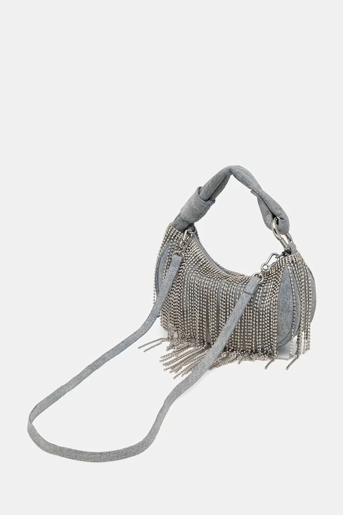 Juicy Couture denim kadın hobo çanta FIREFLIES