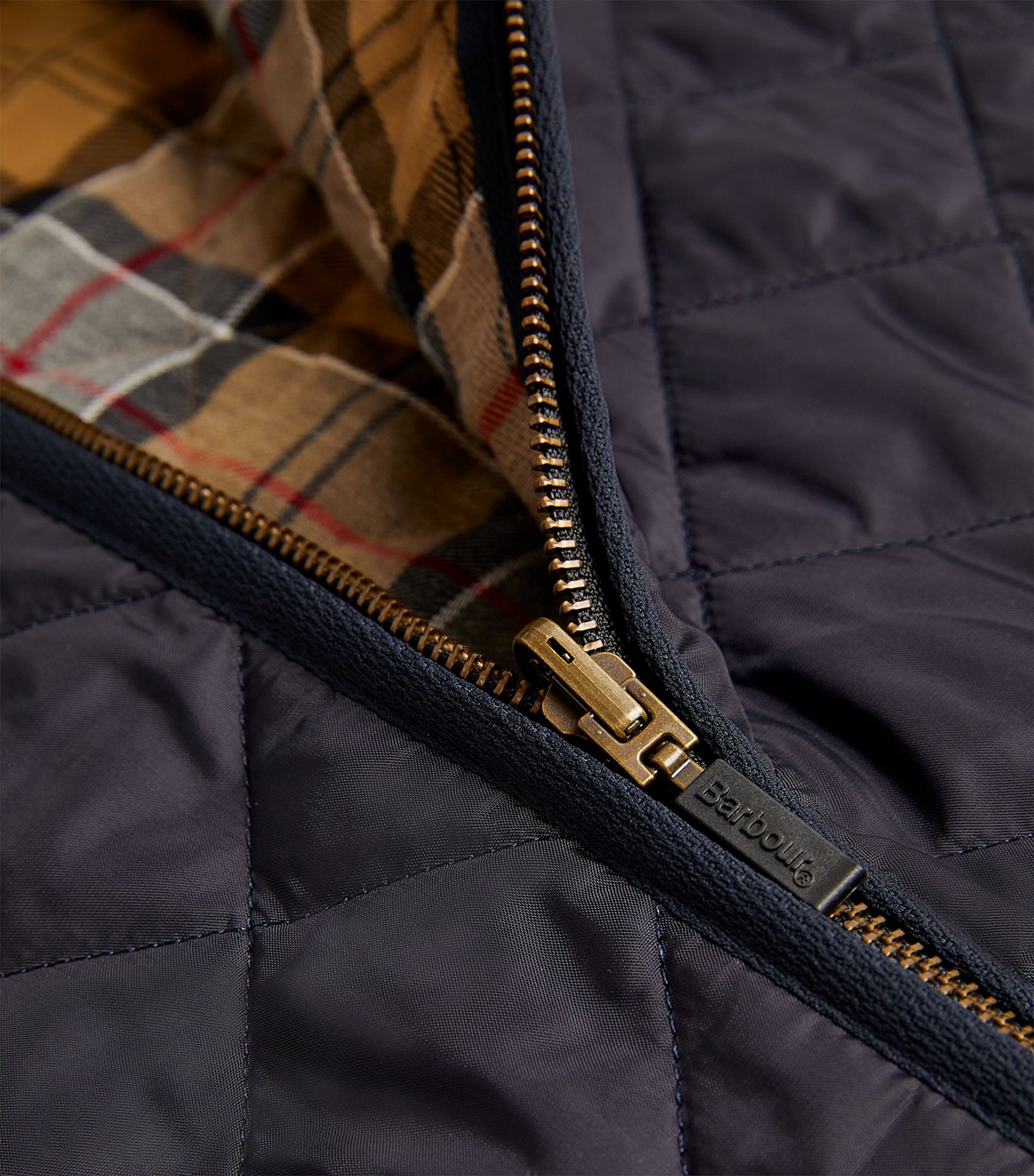 Barbour Navy Quilted Zip-In Liner Gilet