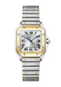 Small Yellow Gold and Steel Santos de Cartier Watch 34.5mm
