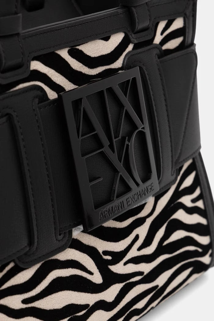 Armani Exchange kadın tote çanta, suni deri