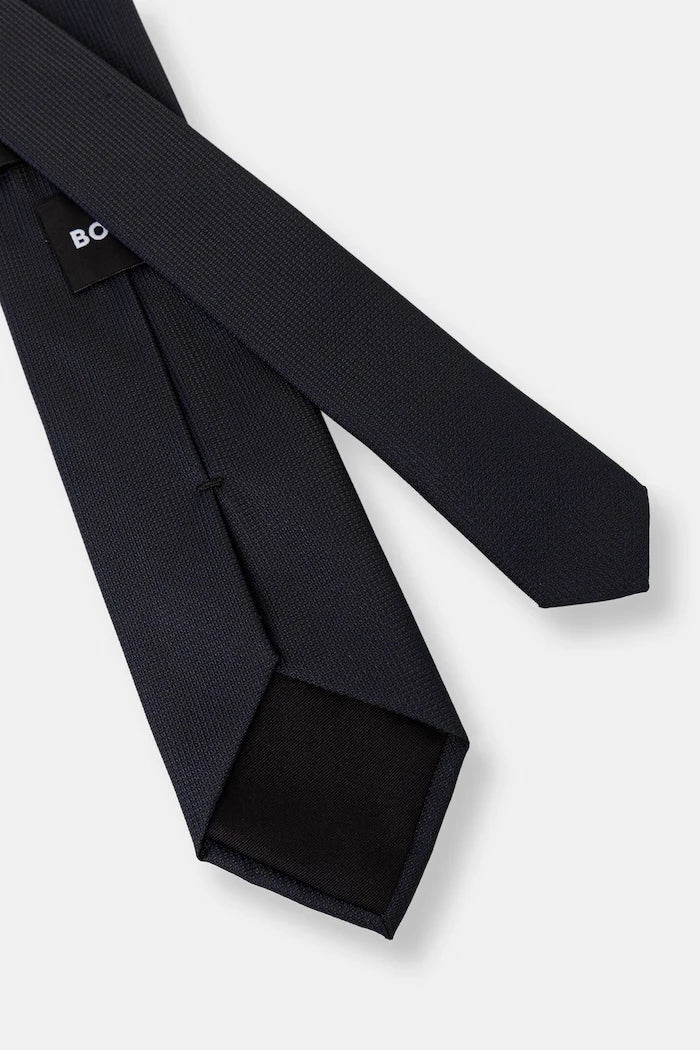 BOSS erkek ipek katkılı kravat H-TIE