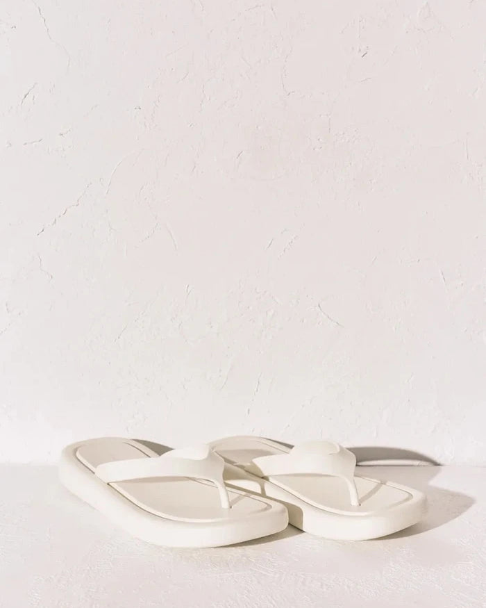 women'secret kadın düz tabanlı terlik SI FLIP FLOP CREAM
