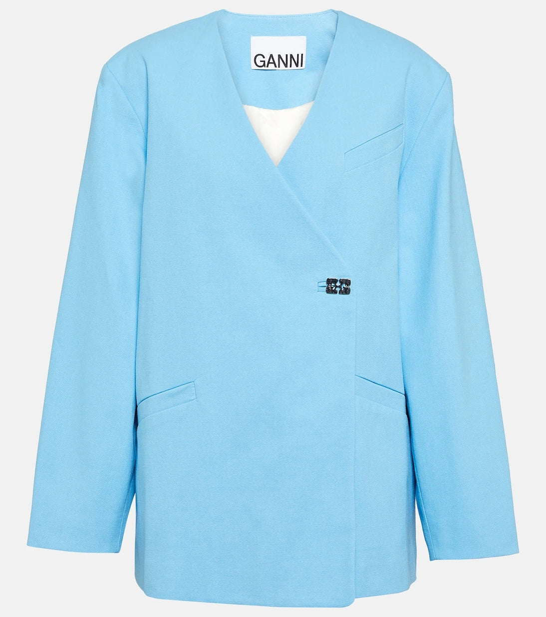 Ganni - Cotton blazer