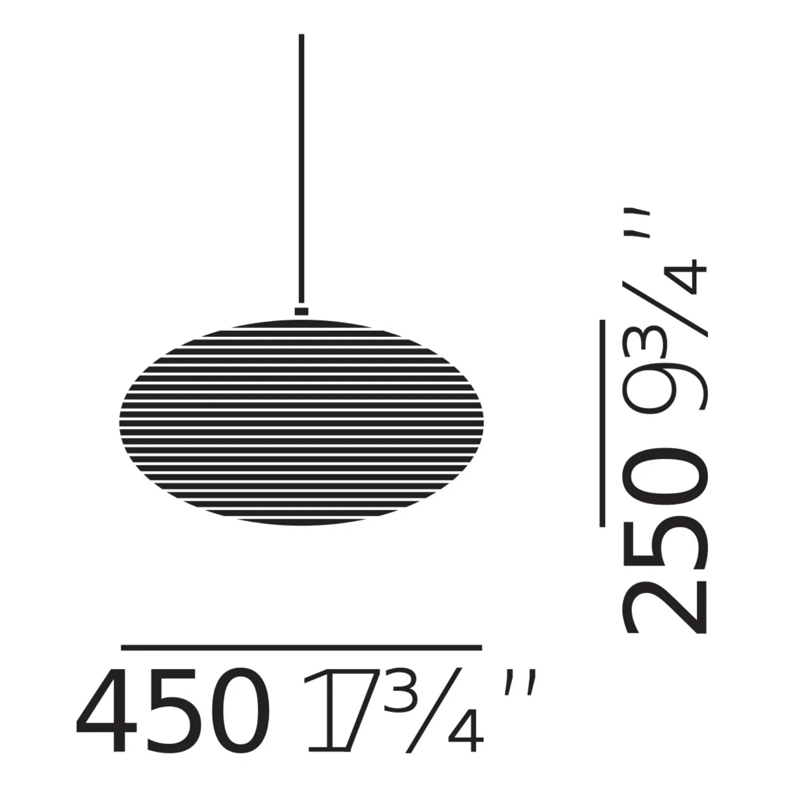Vitra - Akari 26A suspension | Ecru