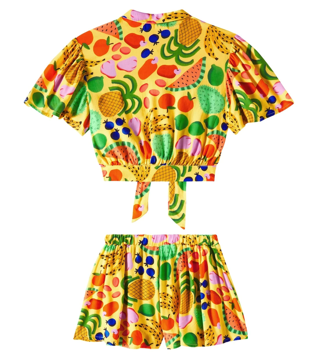 Fábula - Printed top and shorts set