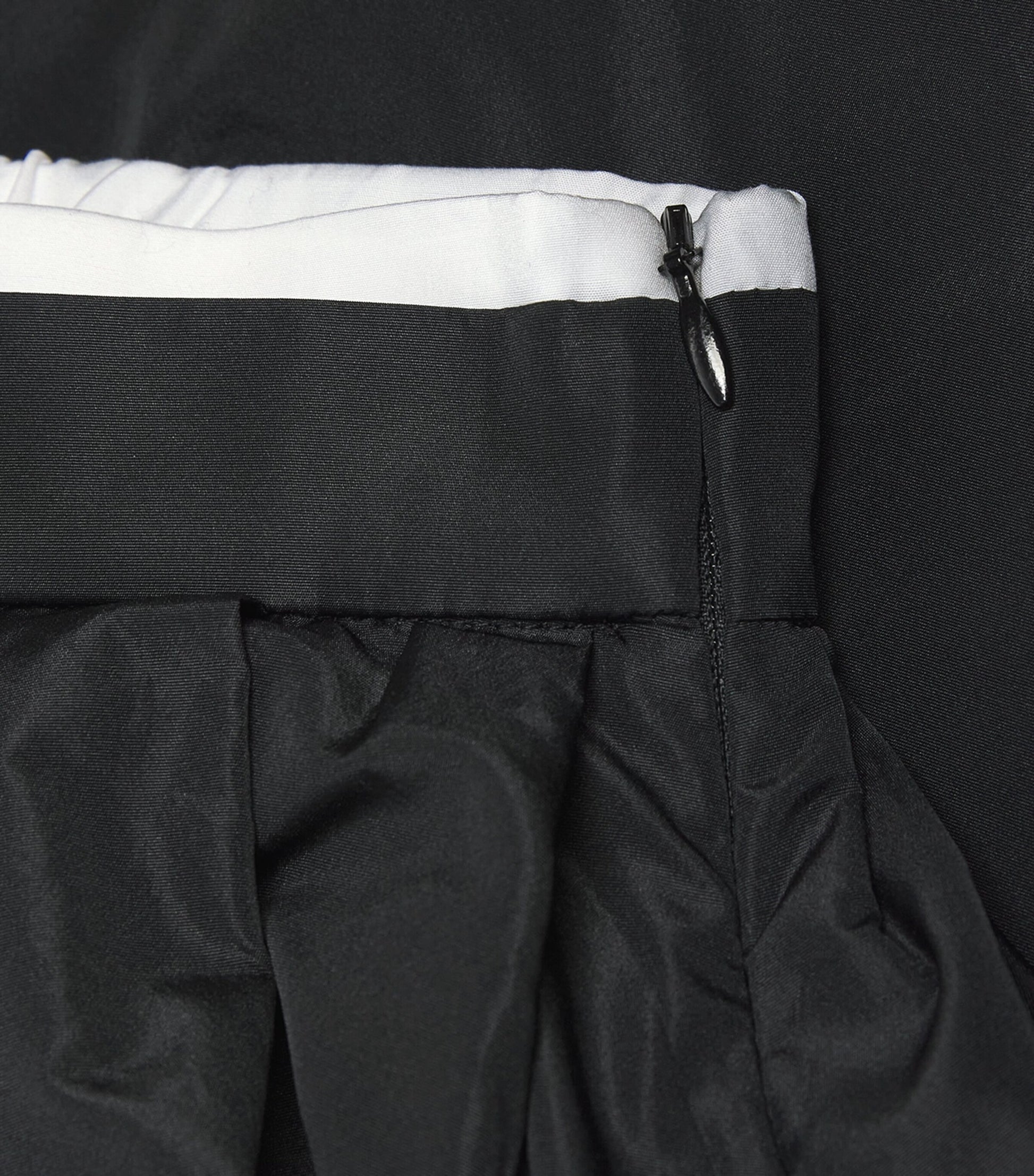 Maje Black Pleated Midi Skirt