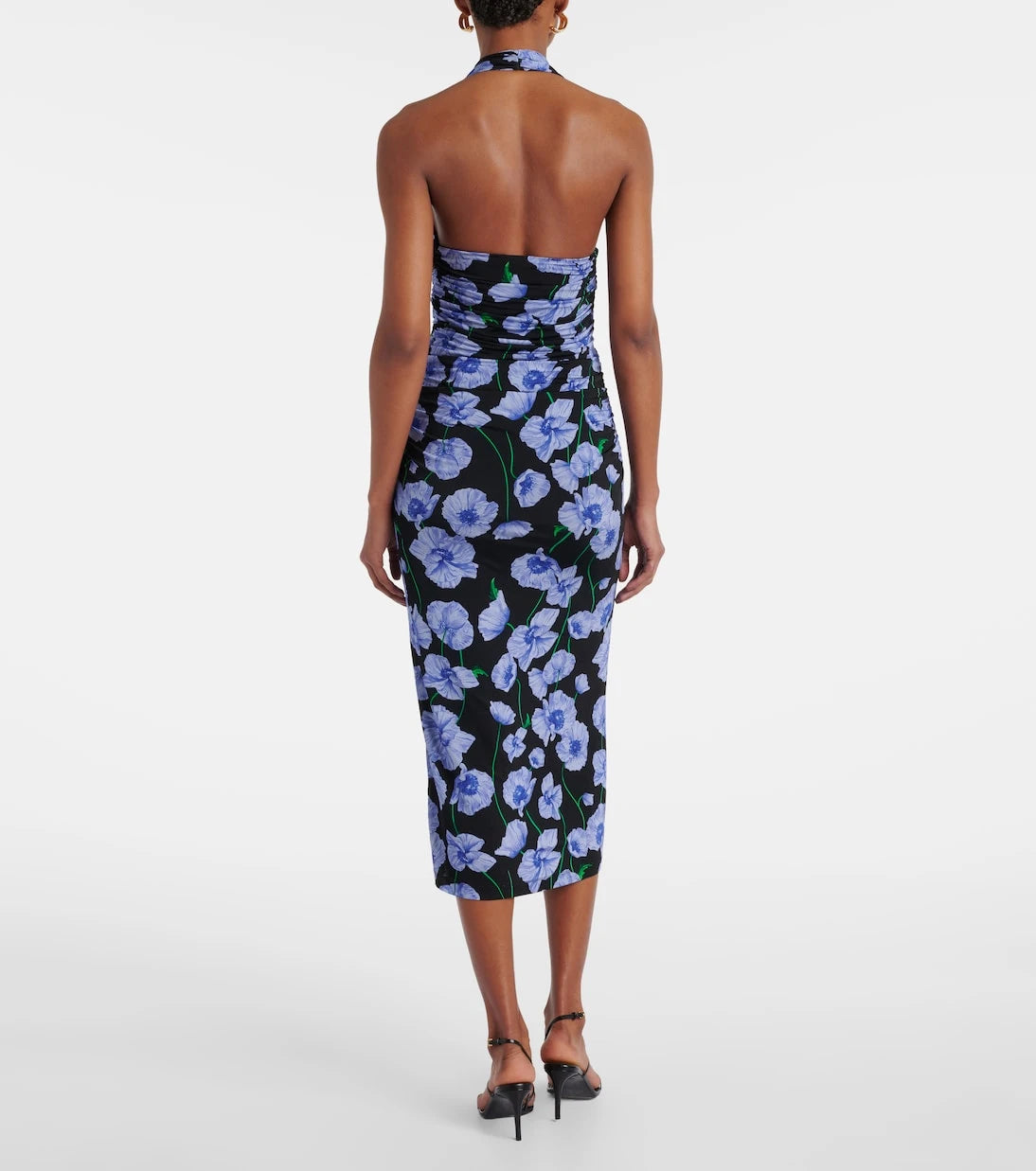 Carolina Herrera - Floral gathered midi dress