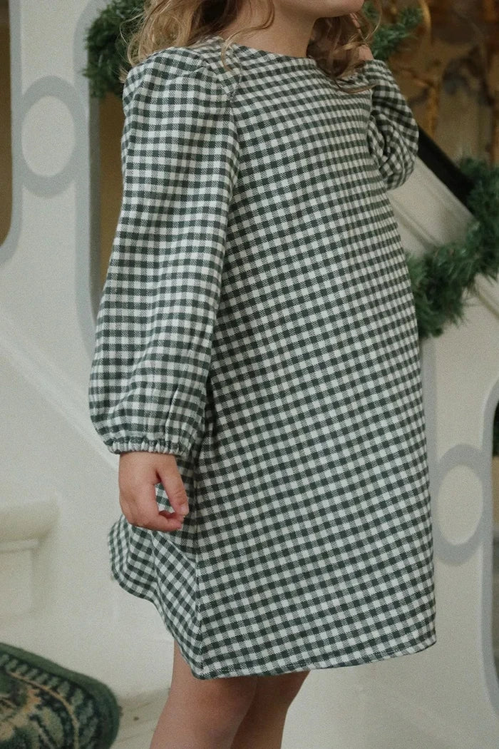 Konges Sløjd FORET DRESS GOTS Çocuk Pamuk Elbise