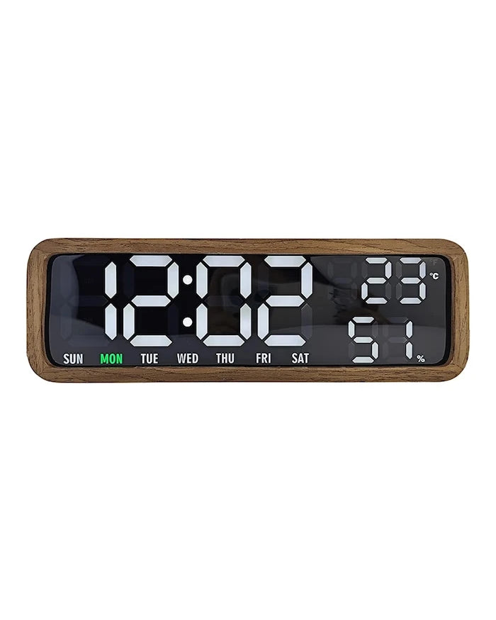 Karlsson ahşap masa alarm saati