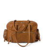 Brown Nappa Leather Top-Handle Bag