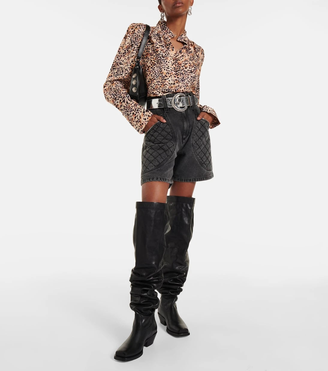 Isabel Marant - Amati leather knee-high boots