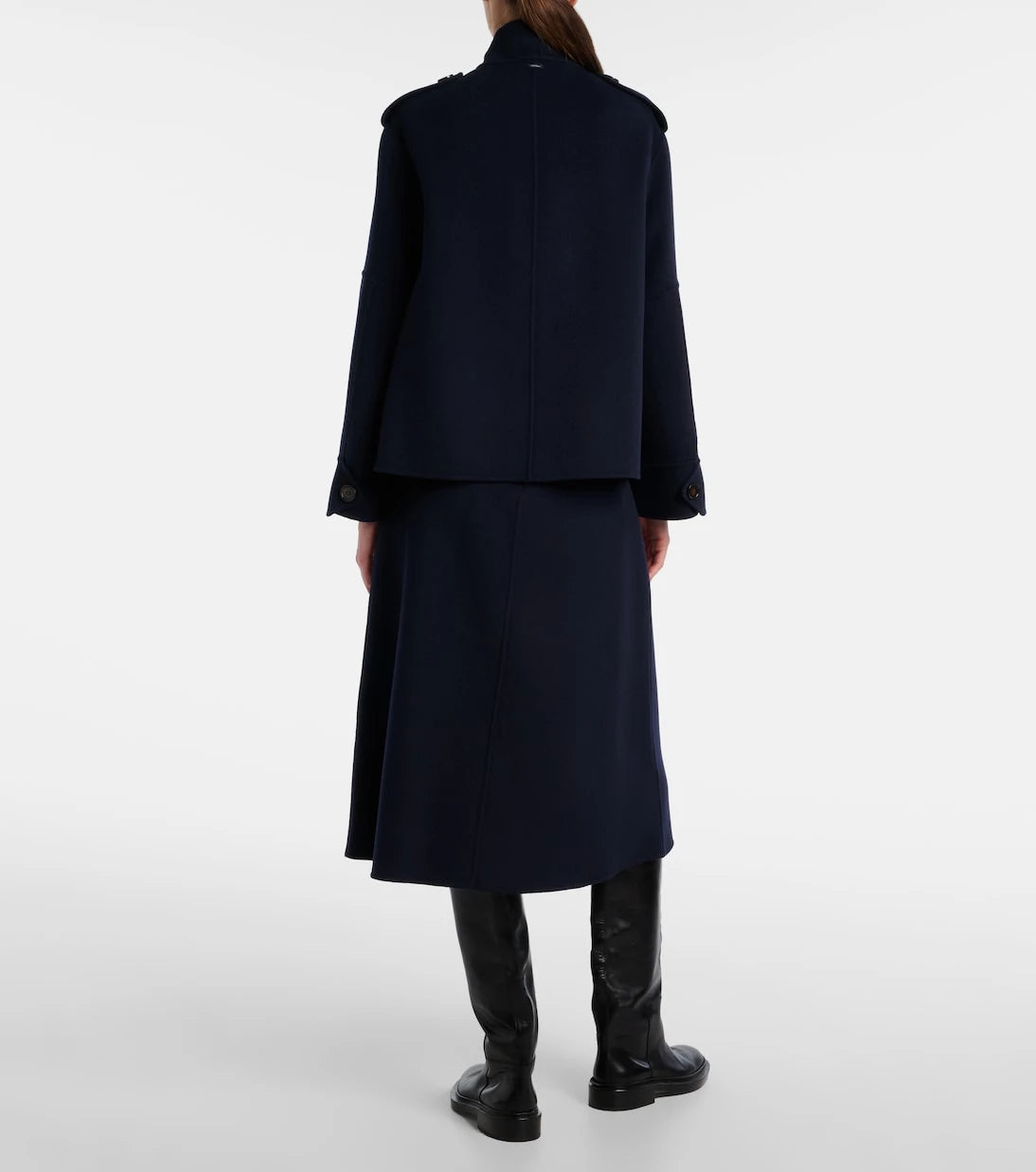 'S Max Mara - Gloria virgin wool midi skirt