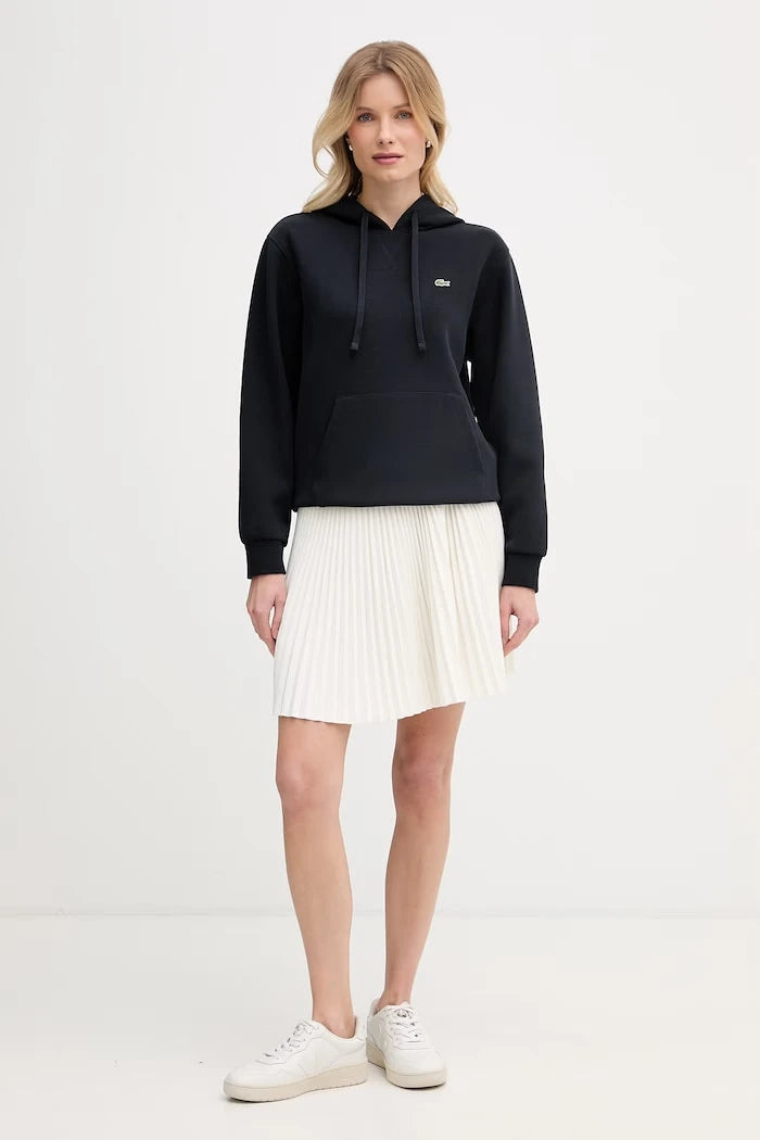 Lacoste суичър с качулка дамски с памук