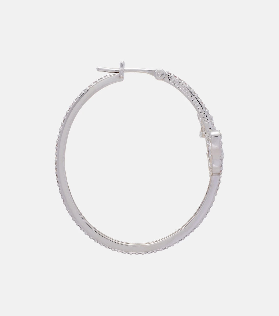 Vivienne Westwood - Orb embellished hoop earrings