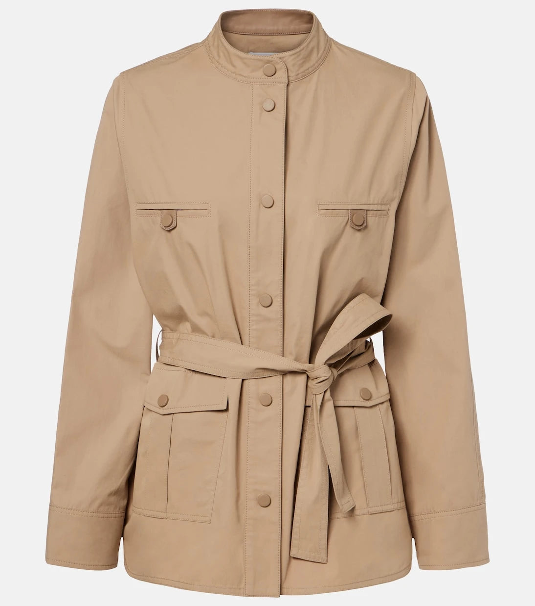 Yves Salomon - Belted cotton jacket
