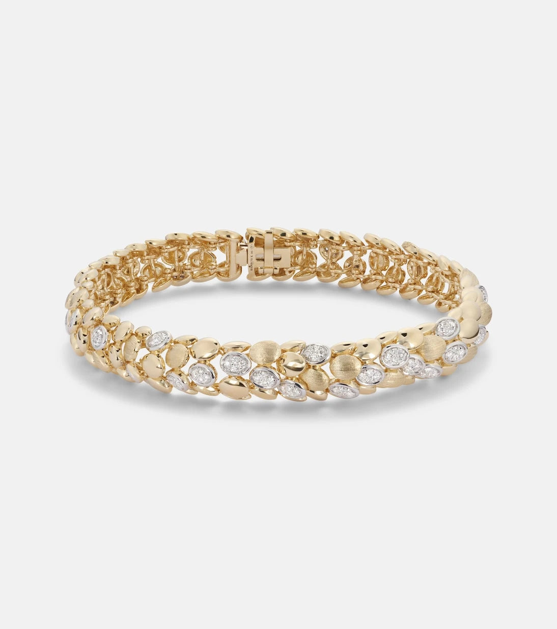 Rainbow K - Blossom Small 14kt gold bracelet with diamonds