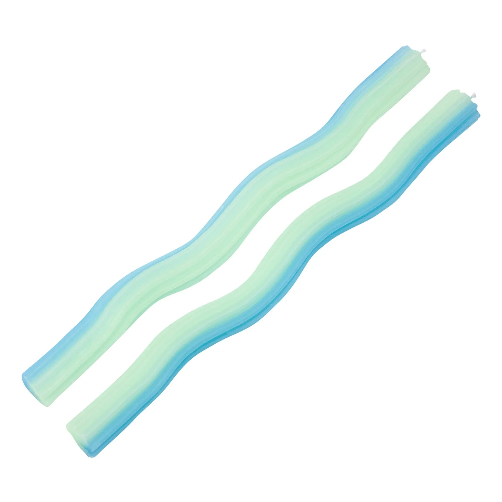 Lex Pott - Wiggle Candles - Set of 2 | Mint Green