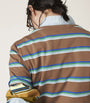 Miu Miu Brown Cotton Striped T-Shirt