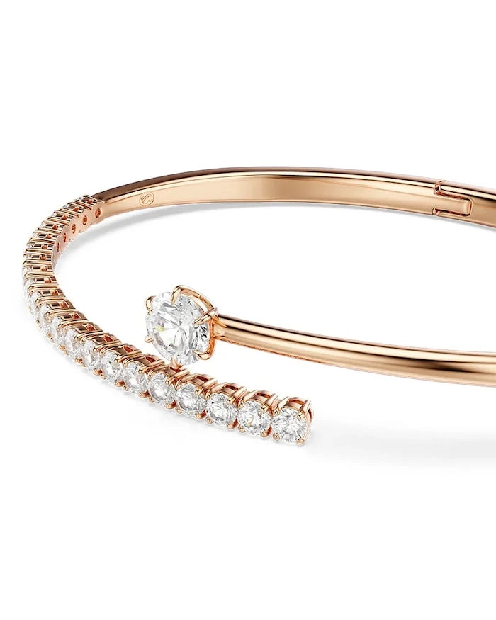 Swarovski kadın altın kaplama zirkon MATRIX bileklik
