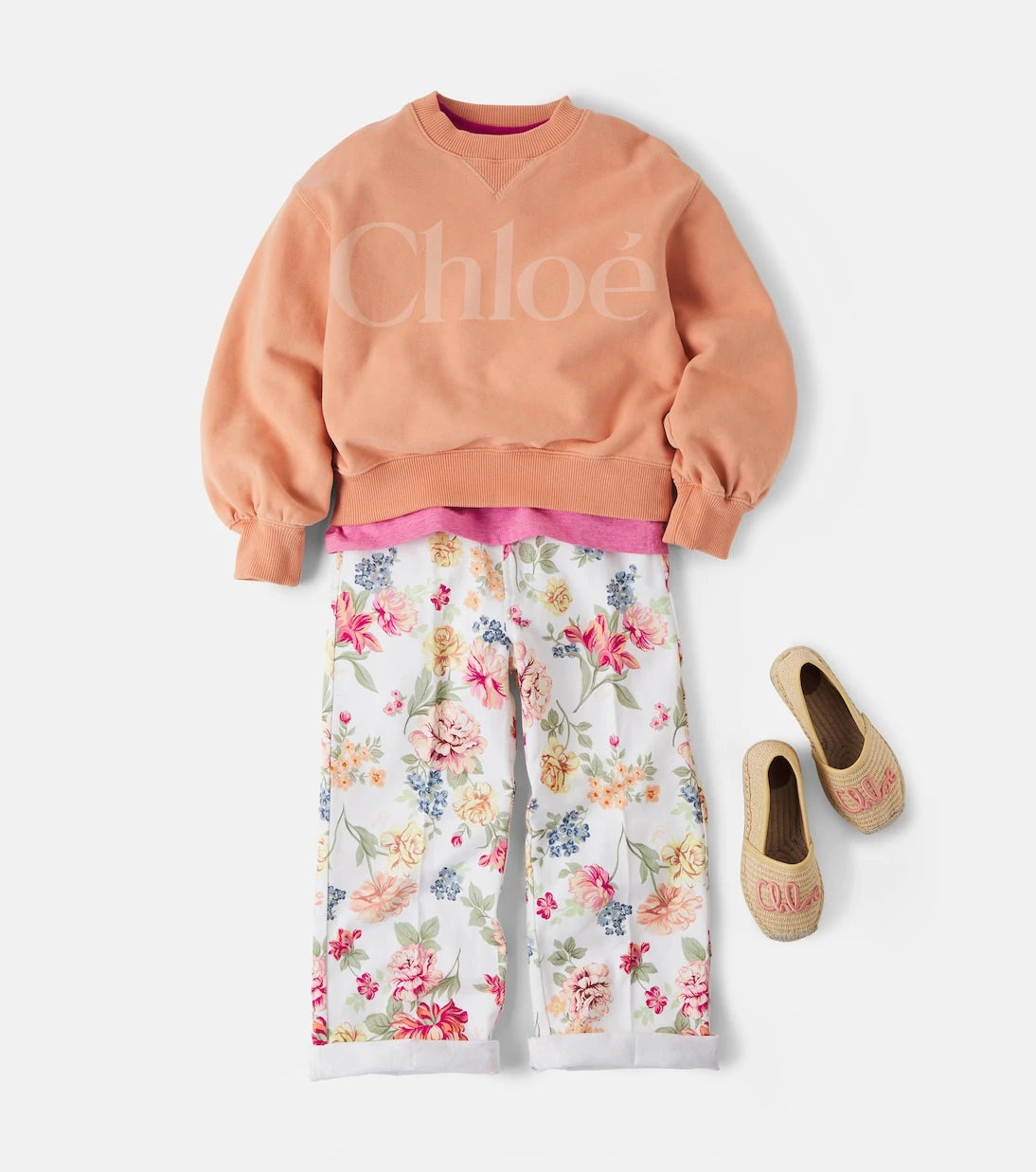 Chloé Kids - Logo cotton jersey sweatshirt