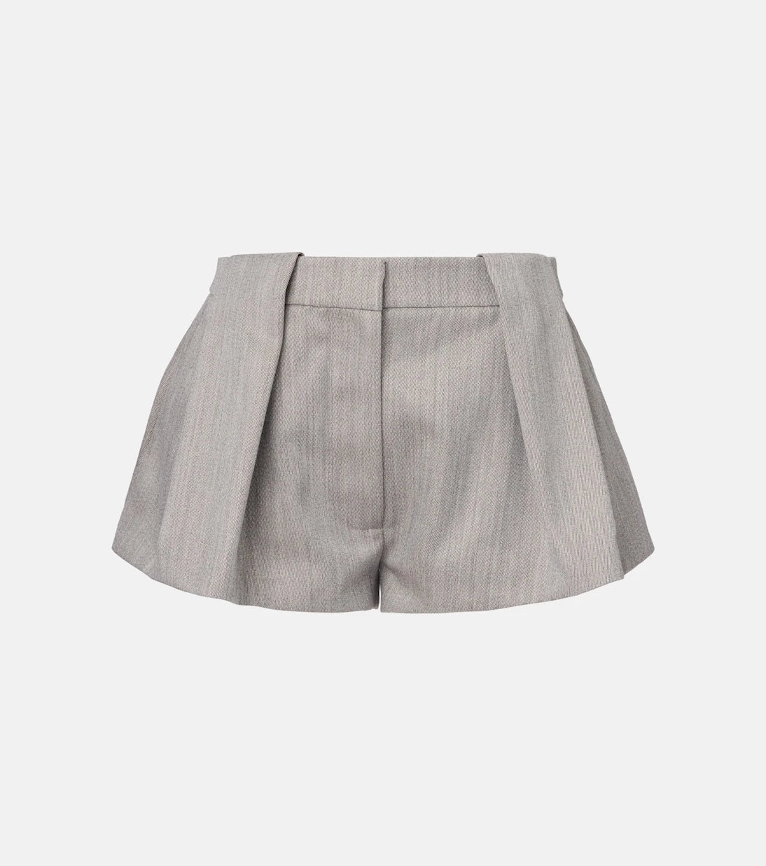 Stella McCartney - High-rise wool-blend shorts
