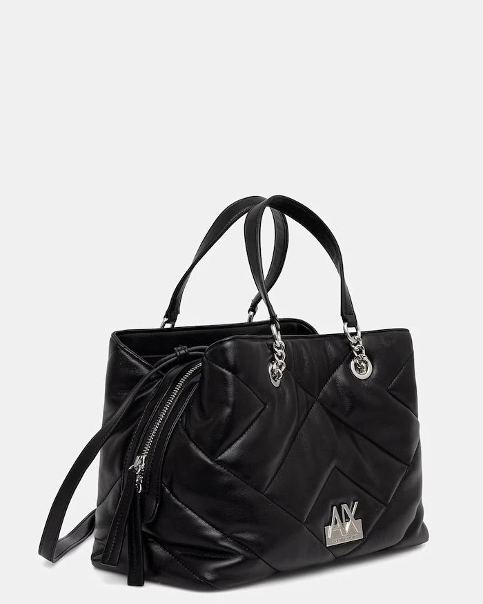 Armani Exchange kadın crossbody çanta, suni deriden