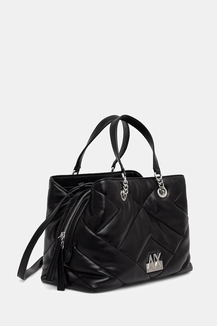 Armani Exchange kadın crossbody çanta, suni deriden