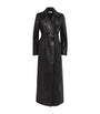 NOUR HAMMOUR Black Lambskin Kasha Coat
