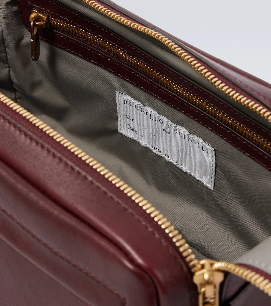 Brunello Cucinelli - Leather vanity bag