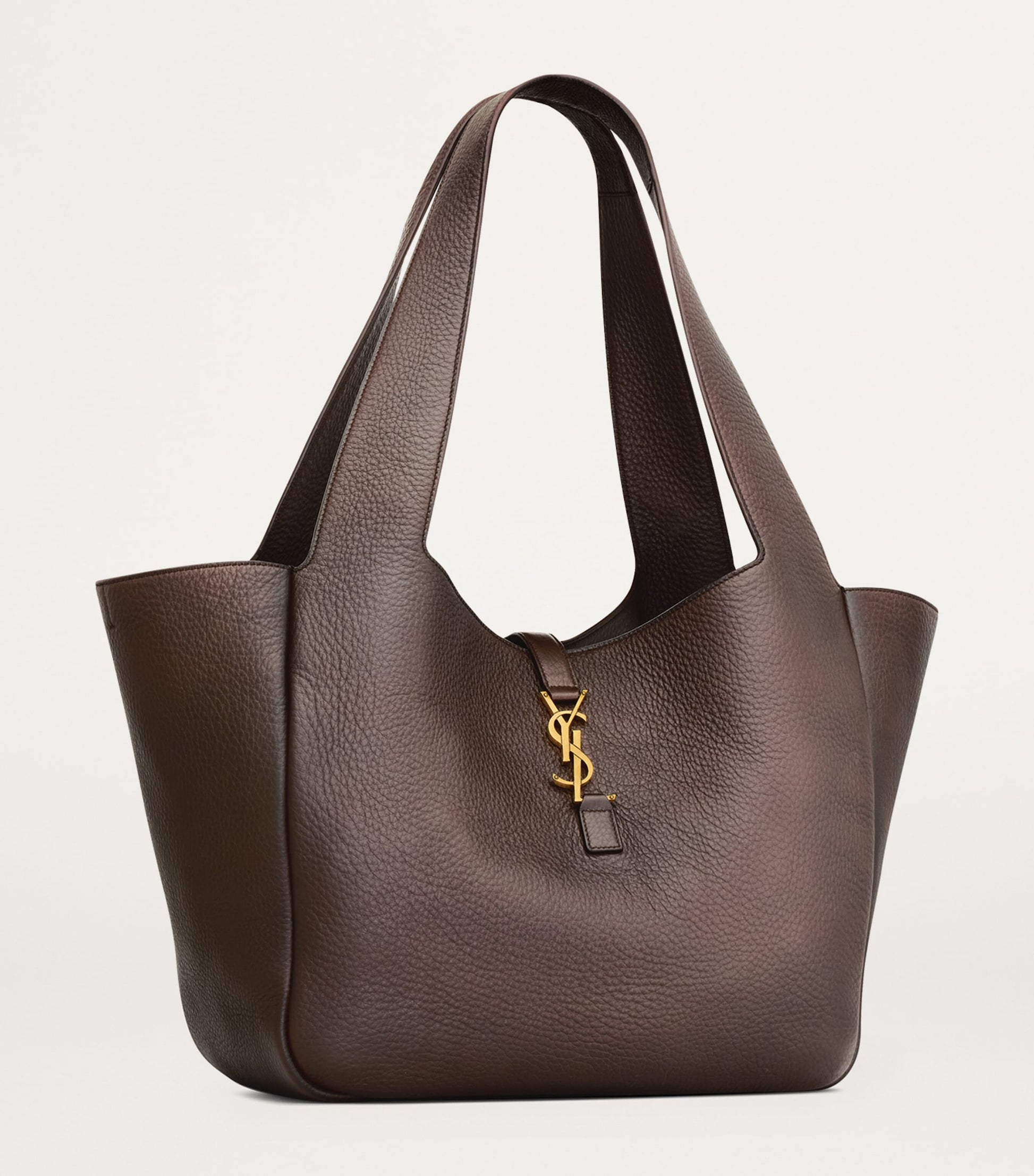 Saint Laurent Beige Le 5 à 7 Bea Tote Bag