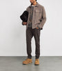 Brown Suede Overshirt