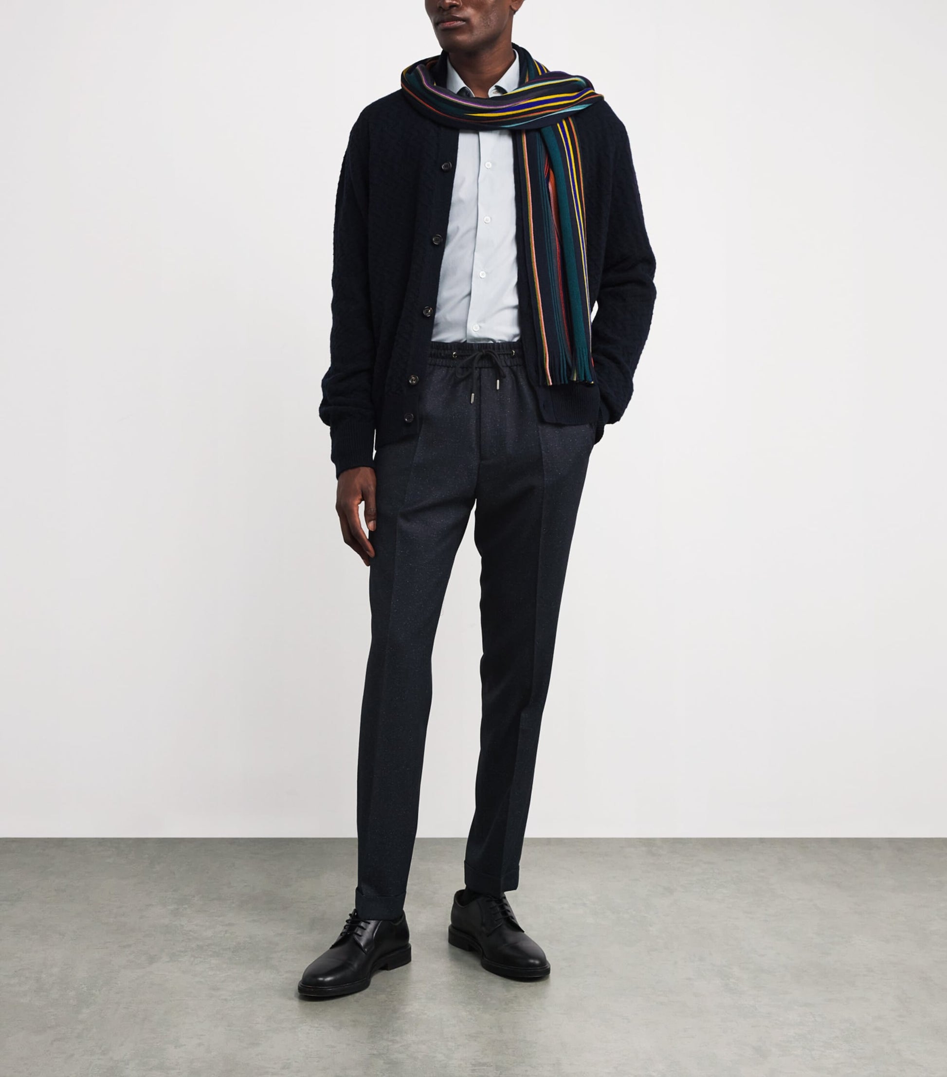 Wool Drawstring Trousers