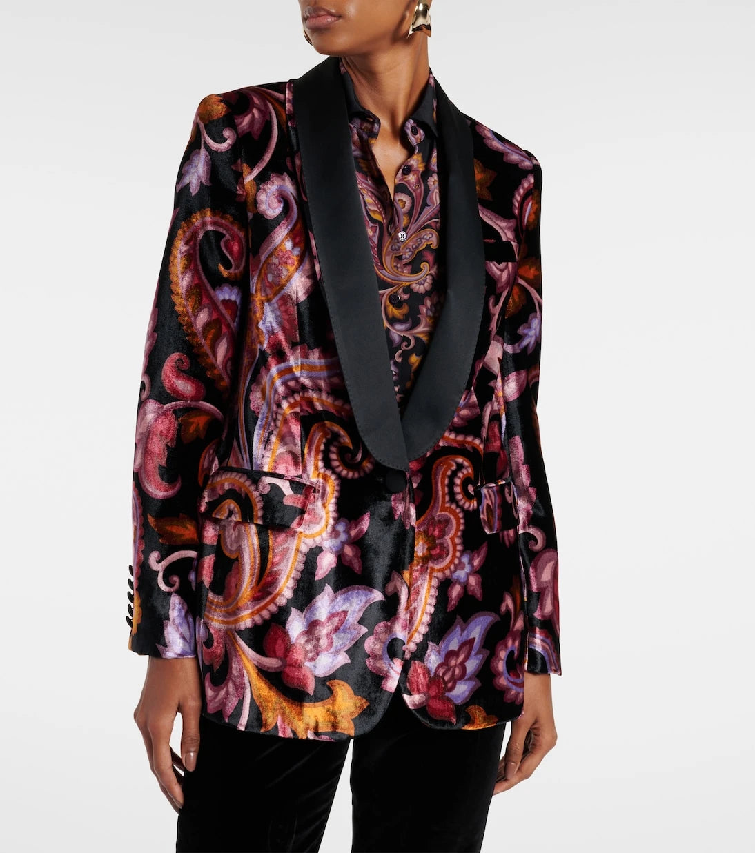 Etro - Paisley velvet blazer