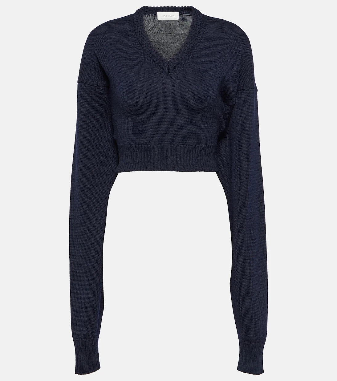 Sportmax - Pomez cropped wool sweater