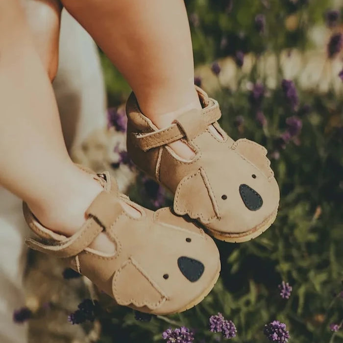 Бебешки кожени обувки Donsje Spark Classic Shoes Koala