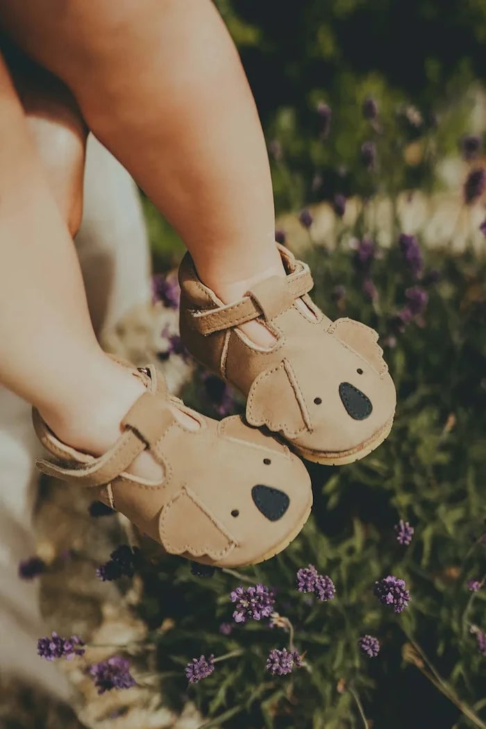 Бебешки кожени обувки Donsje Spark Classic Shoes Koala
