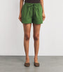 Matteau Green Organic Cotton Drawstring Shorts
