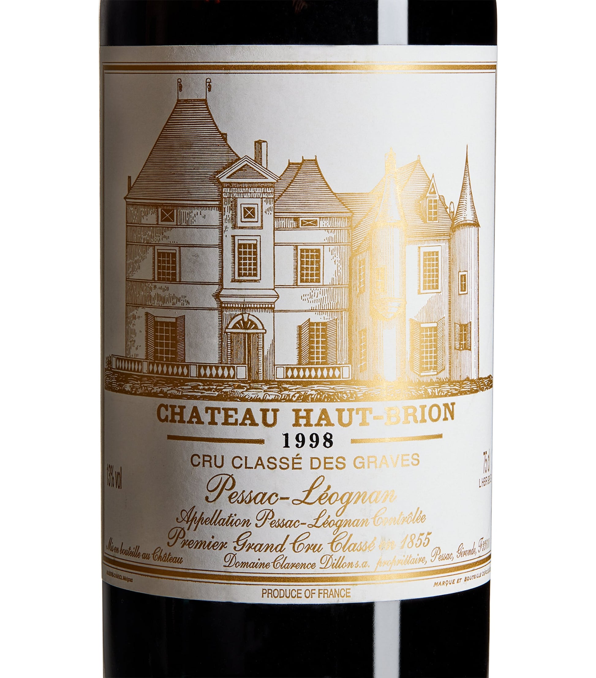 Château Haut-Brion Chateau Haut-Brion Bordeaux-Blend 1998 (75cl) – Pessac-Leognan, France