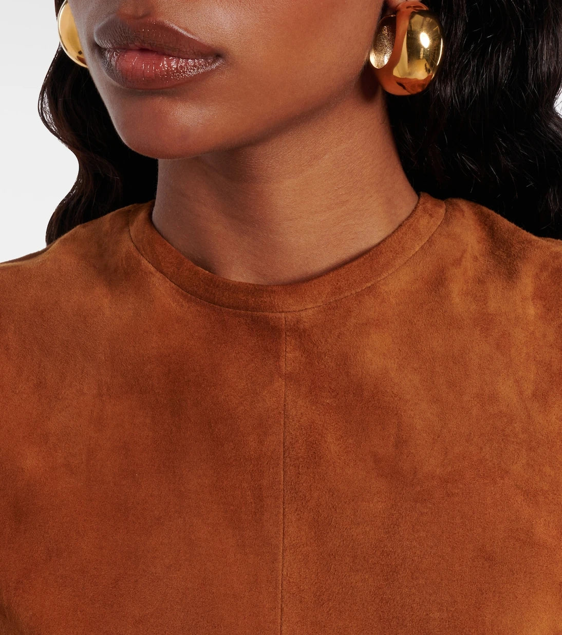 Stouls - Miuccia suede top