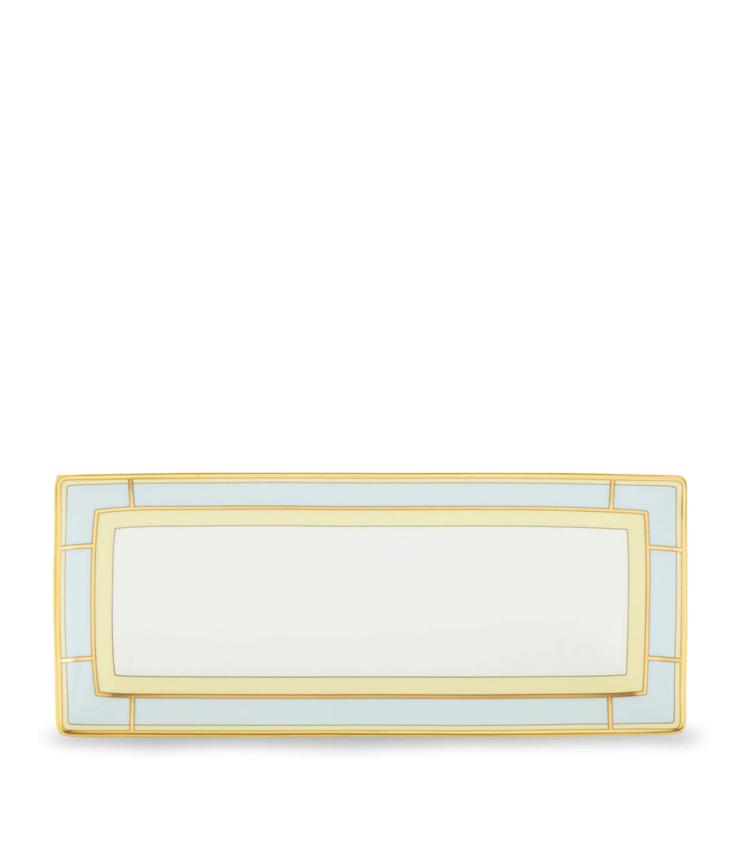 GINORI 1735 Porcelain Colonna Diva Rectangular Change Tray (28cm)