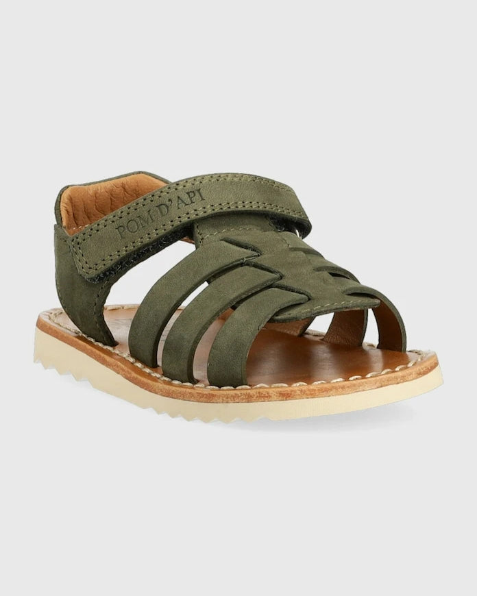 Pom D'api Süet Çocuk Sandaletleri