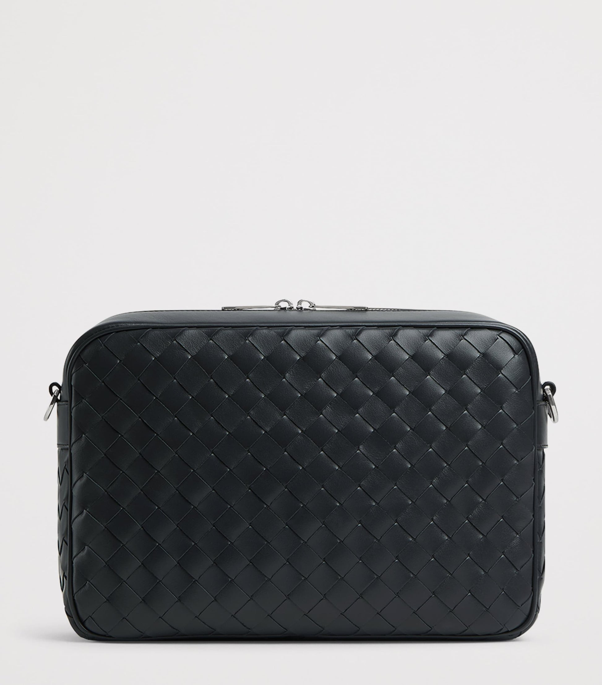 Leather Intrecciato Camera Bag